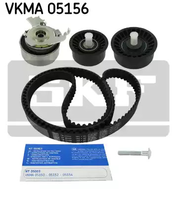 Ременный комплект SKF VKMA 05156 (VKM 15216, VKM 25156, VKM 25158, VKMT 05152, VKN 1003)